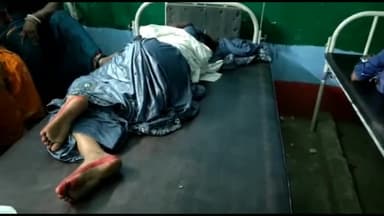 बिंद: महदीपुर मोड़ के पास बाइक को ट्रक ने दिया चकमा, बाइक सवार महिला गिरकर हुई घायल