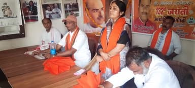 #भभुआ विधानसभा के पूर्व विधायक रिंकी रानी पाण्डेय ने भाजपा जिला कार्यालय पर संगठनात्मक बैठक हुई जिसमें अंबेडकर जयंती पर