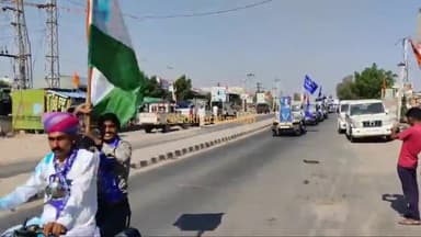 सायला: जीवाणा से  भव्य रैली का हुआ आयोजन,जगह-जगह हुआ स्वागत #ambedkarjayanthi