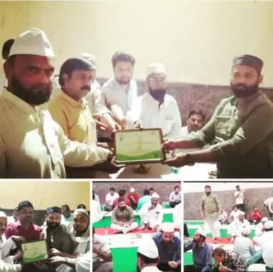 *जनपद शामली में वार्ड 17 के सफाई नायक प्रवीण कुमार जी और उनकी सफाई मित्रों के द्वारा द्वारा आज राम रहीम बारात घर में हिंदू मुस्लिम भाई चारे की एक मिसाल कायम की है जिन्होंने आज विश्व रत्न डॉक्टर बाबा साहब भीमराव अंबेडकर की 132 वी जयंती के मौ