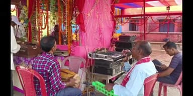 कोढ़ा: रामपुर पंचायत भवन प्रांगण में श्री श्री 108 अखंड हरिनाम संकीर्तन का हुआ आयोजन