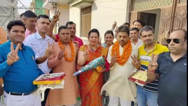 धनौरा: भाजपा हाईकमान ने प्रत्याशियों की लिस्ट की घोषित गजरौला से कमलेश आर्य तो मंडी धनोरा से लड़ेंगे राजेश सैनी हुआ स्वागत