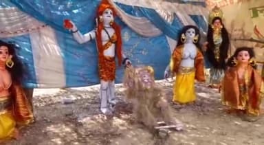 हरलाखी: मनोहरपुर में आयोजित श्री विष्णु महायज्ञ में उमड़ी श्रद्धालु भक्तों की भारी भीड़