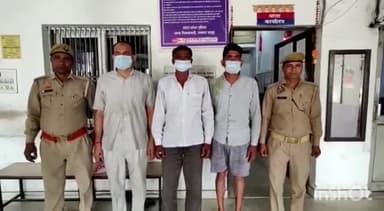 गढ़मुक्तेश्वर: गांव नयाबांस से पुलिस ने 3 वारंटीयों को किया गिरफ्तार, न्यायालय में किया पेश