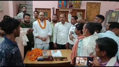 धनौरा: मंडी धनौरा से भाजपा ने चेयरमैन राजेश सैनी को फिर बनाया प्रत्याशी, भाजपा पदाधिकारियों ने किया जोरदार स्वागत