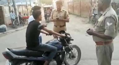 भदोही: एक्मा तिराहे पर धौराहरा चौकी इंचार्ज ने चलाया चेकिंग अभियान, 10 वाहनों का किया ई चालान व सख्त हिदायत दी