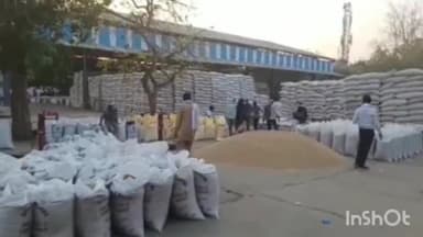 पलवल: अनाज मंडी में गेहूं की लिफ्टिंग न होने के कारण आढ़तियों व किसानों को हो रही परेशानी