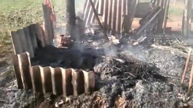 नांगल राजावतान: नांगल राजावतान के बैजवाड़ी में छप्पर पोश में लगी आग, घरेलू सामान जलकर हुआ राख