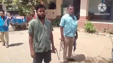 बेलहर: बसमता गांव में बैंक में शराब के नशे में हंगामा कर रहा शराबी युवक को पुलिस ने किया गिरफ्तार, न्यायिक हिरासत में भेजा