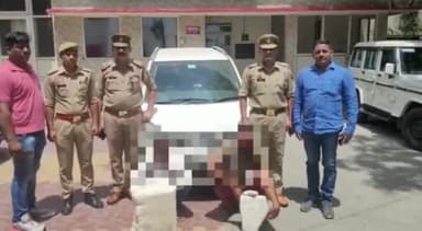 गाज़ियाबाद: क्राइम ब्रांच टीम में 24 किलो गांजे के साथ दो तस्करों को आरटीओ चौराहा कविनगर से किया गिरफ्तार