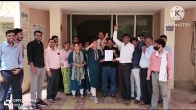 दौसा: अनुकंपा नियमों को लेकर विद्युत वितरण श्रमिक संघ ने अधीक्षण अभियंता को अधीक्षण अभियंता कार्यालय में दिया ज्ञापन