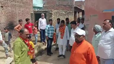 धनौरा: मोहल्ला नईपुरा में पहुंचे एमएलसी सतपाल सैनी का भाजपा कार्यकर्ताओं ने किया स्वागत