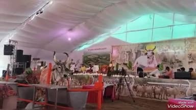 रानीवाड़ा: धानोल गौशाला रानीवाड़ा में आयोजित श्री वेदलक्षणा गो कृपा महोत्सव में विधायक देवल ने ग्रामीणों को किया संबोधित