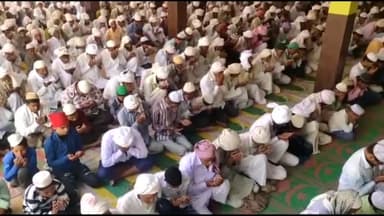 लक्ष्मणगढ़: लक्ष्मणगढ़ सहित क्षेत्र में हर्षोल्लास के साथ मनाया गया ईद का पर्व, गले मिलकर एक-दूसरे को दी बधाई