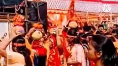 कांके: सुरेश्वर महादेव मंदिर की प्रथम वर्षगांठ पर निकाली गई कलश यात्रा, बड़ी संख्या में लोग हुए शामिल