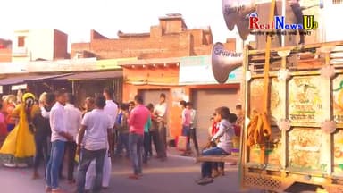 कस्बा वजीरगंज में निकाली गई भगवान परशुराम की जयंती