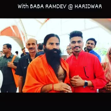 With BABA RAMDEV ❤️ It Was Amazing Time
