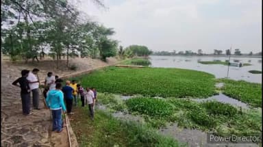 जगदलपुर: 'दलपत सागर बचाओ अभियान' के सदस्यों ने दलपत सागर तालाब पहुंचकर की साफ-सफाई