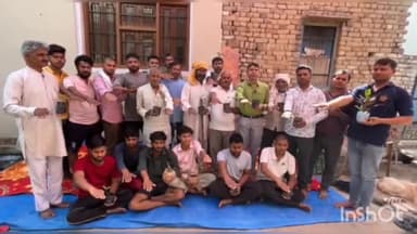 पलवल: राजीव नगर में वन विभाग की टीम ने लोगों को पेड़ पौधे नहीं काटने और पर्यावरण को सुरक्षित रखने की दिलाई शपथ