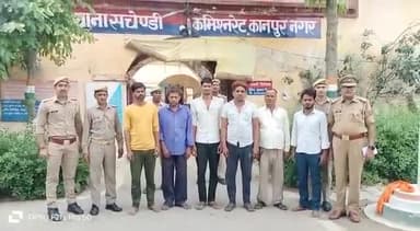 कानपुर: सचेंडी में पुलिस ने 6 वारंटियों को किया गिरफ्तार, ACP पनकी निशांक शर्मा ने दी जानकारी