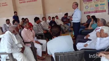 पलवल: घोड़ी व पृथला में चलाया गया संतृप्ति जन सुरक्षा अभियान, ग्रामीणों को बीमा पॉलिसी के लिए किया प्रेरित - डीसी नेहा सिंह