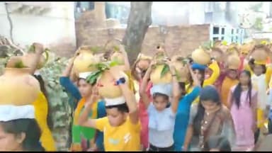 बसेड़ी: बाबूपुरा में कलश यात्रा के साथ सात दिवसीय श्रीमद् भागवत कथा का हुआ शुभारंभ