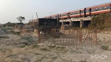 फारबिसगंज: फारबिसगंज सहरसा रेलखंड पर सीता धार में पुल निर्माण कार्य की मांग तेज।