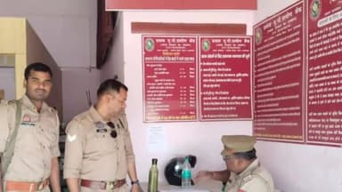 बलरामपुर: तहसील क्षेत्र के समस्त थानों की पुलिस ने अपने-अपने थाना क्षेत्र के बैंक व डाकघरों में की चेकिंग