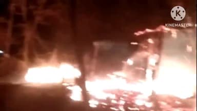 आगर: ग्राम रोझानी में किसान की झोपड़ी में आग लगने से पाइप सहित झोपड़ी में रखा सामान जला, आगर नपा के अमले ने आग पर पाया काबू