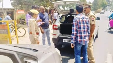 बलरामपुर: सदर तहसील क्षेत्र के समस्त थाना क्षेत्रों में पुलिस ने चलाया चेकिंग अभियान