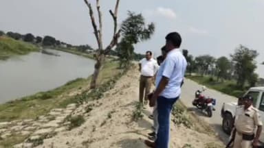 जलालगढ़: खाता हाट तटबंध का एसडीओ ने किया निरीक्षण, अभियंता को दिए आवश्यक दिशानिर्देश