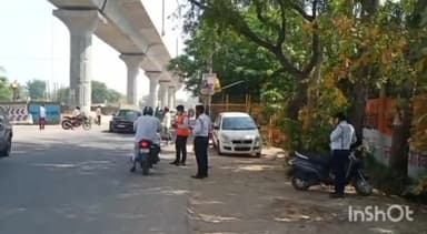 मोदीनगर: मुरादनगर रावली रोड पर पुलिस ने चलाया चेकिंग अभियान