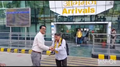 बड़गांव: सूडान से सकुशल रेस्क्यू कर लाया गया प्रवासी भारतीय ओंकार लाल गोपावत पहुंचा शहर