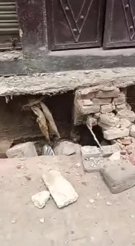 हादसा ।भोजपुर 
तेज रफ्तार मारुति वैन ड्राइवर ने घर का स्लीप उड़ाया बड़ा हादसा होने से बचा ।