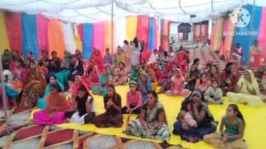 पुरानी हाउसिंग बोर्ड कॉलोनी सोमेश्वर महादेव परिसर में बोडाना परिवार के तत्वाधान में चल रही शिव महापुराण कथा