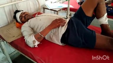 धौलपुर: लज्जा की घड़ी के पास बाइक के सामने आवारा जानवर आने से 22 वर्षीय युवक गिरकर हुआ गंभीर रूप से घायल