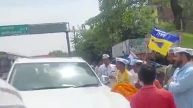 बहराइच: बहराइच पहुंचे आम आदमी पार्टी के सांसद संजय सिंह ने महिला रेसलर के आरोपों  को लेकर सांसद बृजभूषण शरण सिंह पर साधा निशाना