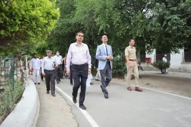 बुलंदशहर: जिला जज पंकज कुमार सिंह ने डीएम और एसएसपी के साथ कचहरी सुरक्षा का लिया जायजा