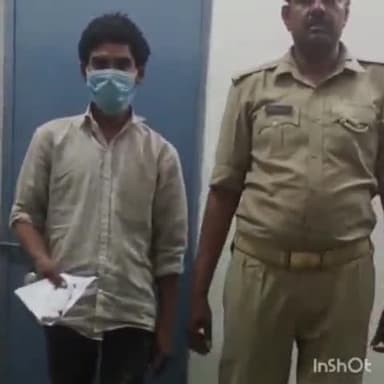 हापुड़: जरोठी मार्ग से पुलिस ने चेकिंग के दौरान वारदात करने की फिराक में घूम रहे एक अभियुक्त को चाकू के साथ किया गिरफ्तार