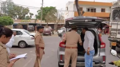 बलरामपुर: आगामी नगर निकाय चुनाव के मद्देनजर जिले के समस्त थानों की पुलिस ने चलाया वाहन चेकिंग अभियान