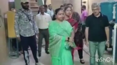 हुज़ूर: एमपी नगर स्थित महादेव परिसर में सीपीटी प्लांट का महापौर मालती राय ने किया निरीक्षण