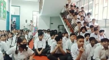 पंचकूला: स्कूली बच्चों के लिए साइबर क्राइम जागरूकता जरूरी है, सेपियंट स्कूल पिंजोर में लगाया गया साइबर क्राइम जागरूकता शिविर।