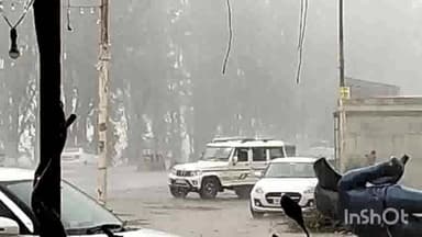 हसनपुर: तहसील क्षेत्र में ओलावृष्टि के साथ हुई भारी बारिश, किसानों की फसलों को हुआ भारी नुकसान