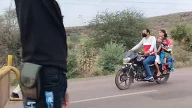 रायसेन: दीवानगंज पुलिस ने भोपाल-विदिशा हाईवे पर चेकिंग अभियान चलाकर 8 बाइक चालकों के काटे चालान