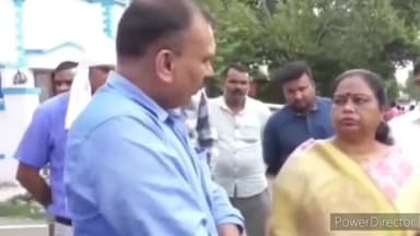 हुज़ूर: भोपाल के कोलार निरीक्षण के दौरान महापौर मालती राय ने,अधिकारियों को लगाई फटकार