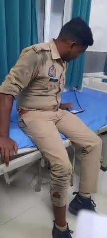 तरबगंज: नगवा गांव में बाइक ओवरटेक करने के चक्कर में एक आरक्षी और दो अन्य लोग घायल