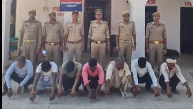 गोंडा: धानेपुर पुलिस ने सात लोगों को शांति भंग में किया गिरफ्तार, भेजा चालान
