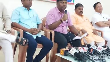 जगदलपुर: बीजेपी प्रदेश महामंत्री केदार कश्यप ने जगदलपुर बीजेपी कार्यालय में ली प्रेसवार्ता ,जगदलपुर रावघाट रेल लाइन की दी जानकारी