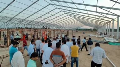 चित्तौड़गढ़: पीएम मोदी के दौरे को लेकर चित्तौड़गढ़ सांसद व प्रदेशाध्यक्ष सीपी जोशी ने सभा स्थल का लिया जायजा