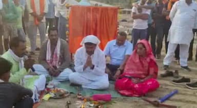 गौरिहार: रामपुर में 1059.25 लाख की लागत से केन नदी पर बनने वाले पुल का विधायक राजेश प्रजापति ने किया शिलान्यास